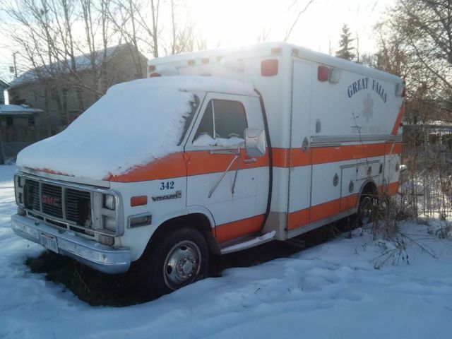 1986 Orange GMC Vandura Van Camper