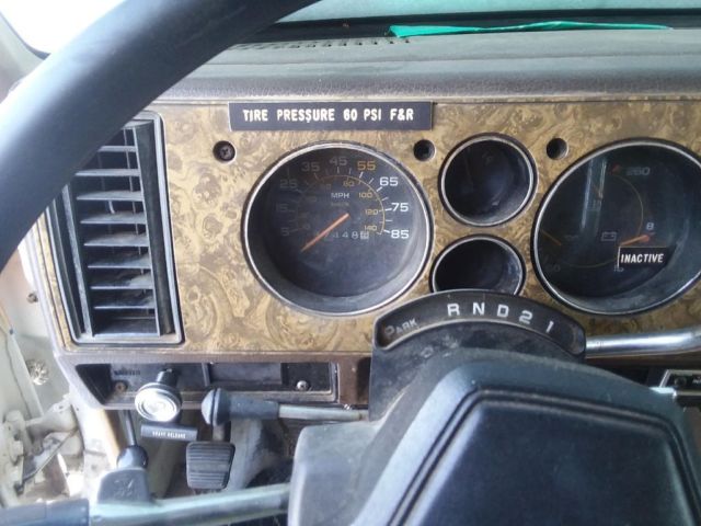 1986 Orange GMC Vandura Van Camper