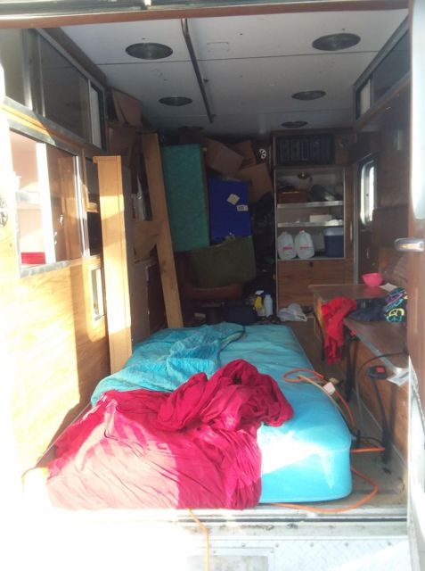 1986 Orange GMC Vandura Van Camper