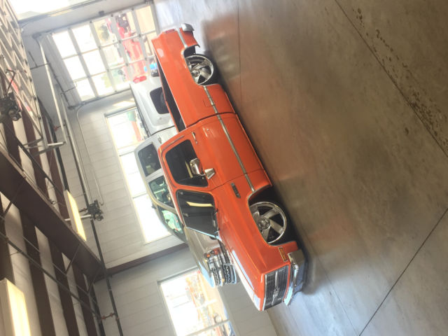 1986 Orange GMC c15 Standard Cab Pickup