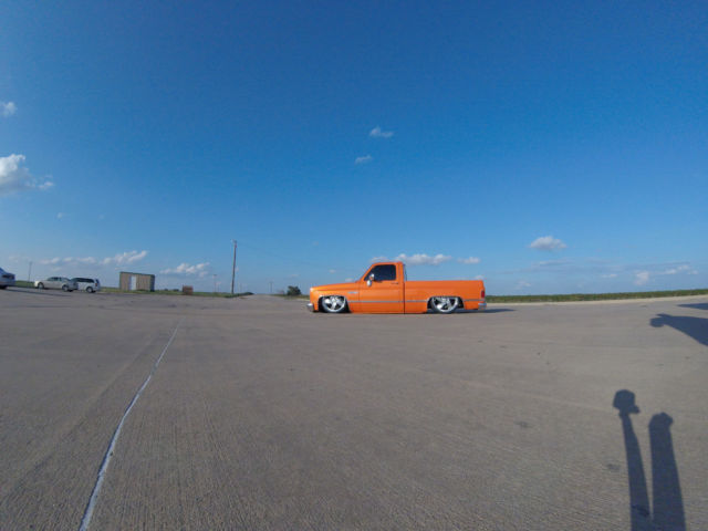1986 Orange GMC c15 Standard Cab Pickup