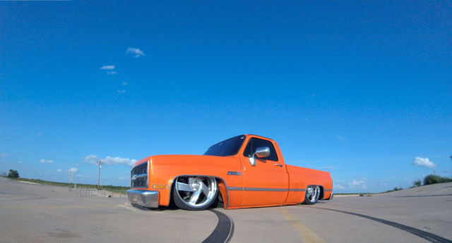 1986 Orange GMC c15 Standard Cab Pickup