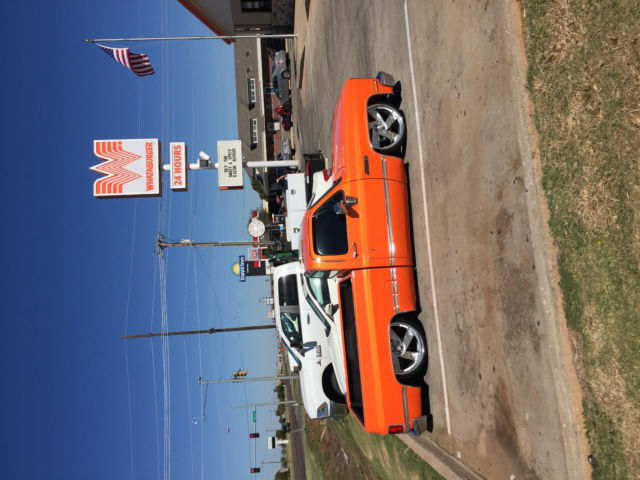 1986 Orange GMC c15 Standard Cab Pickup