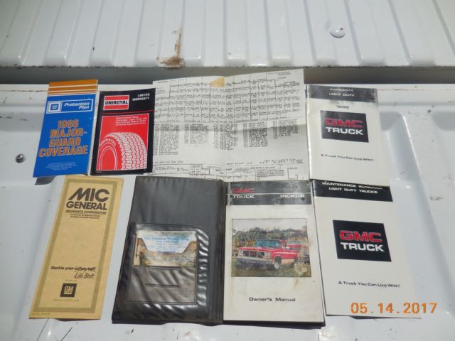 1986 White GMC Sierra 1500