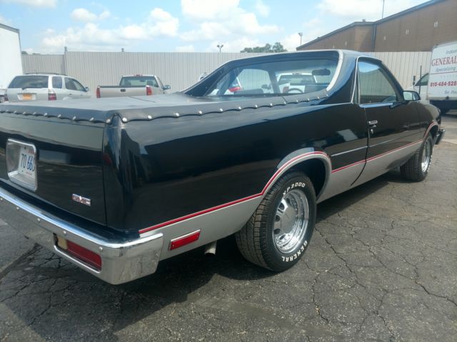 1986 Black GMC Caballero Standard Cab Pickup
