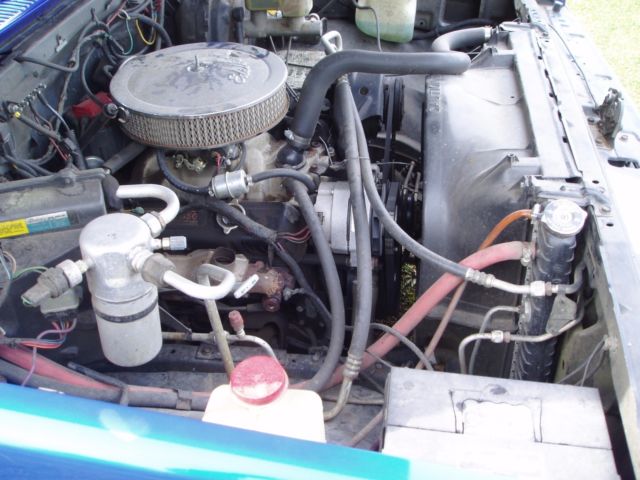 1986 Blue GMC Sierra 1500 Standard Cab Pickup