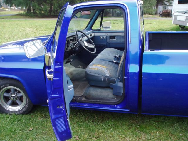 1986 Blue GMC Sierra 1500 Standard Cab Pickup