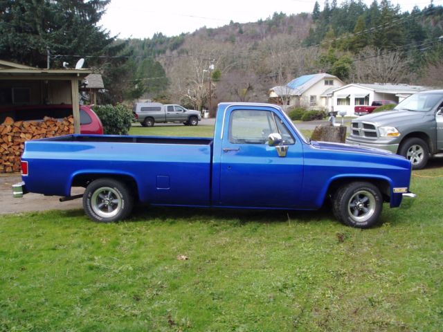 1986 Blue GMC Sierra 1500 Standard Cab Pickup