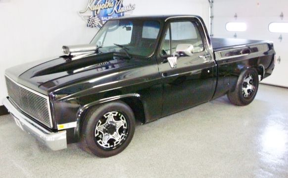1986 Black GMC Sierra 1500 Standard Cab Pickup