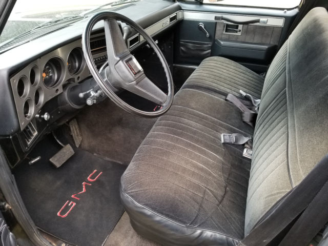 1986 Black GMC Truck Standard Cab Pickup