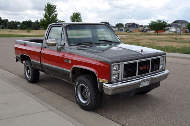 1986 Silver Chevrolet C/K Pickup 1500 Standard Cab Pickup