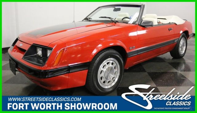 1986 Red Ford Mustang