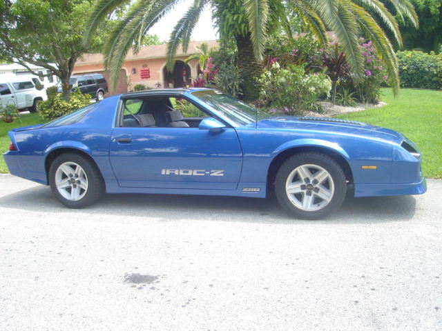 1986 BLUE Chevrolet Camaro Coupe