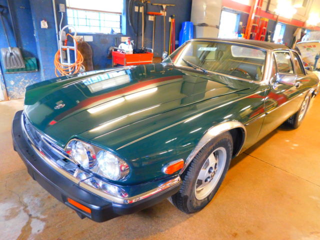 1986 Green Jaguar XJ Convertible