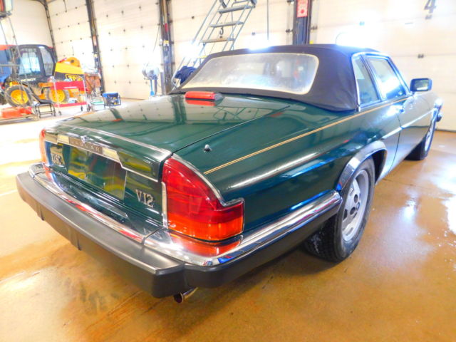1986 Green Jaguar XJ Convertible