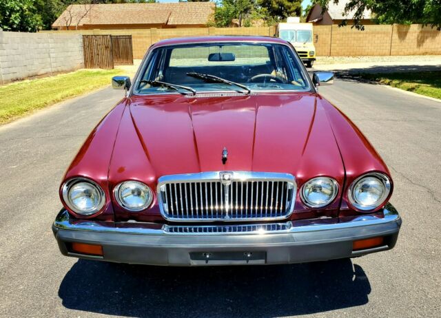 1986 Burgundy Jaguar XJ6 Solid