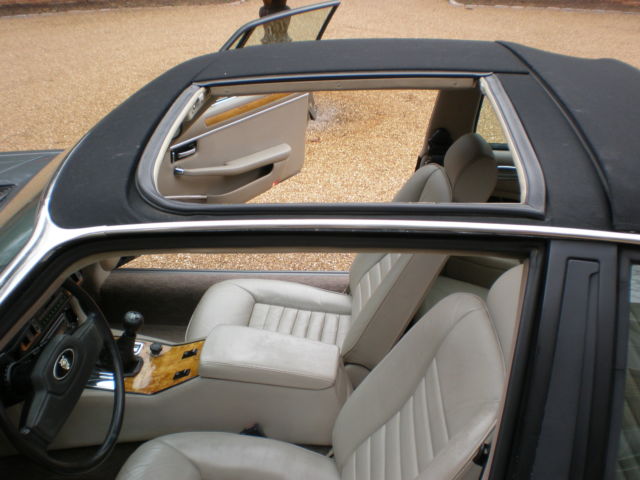 1986 Silver Blue Jaguar XJS Targa