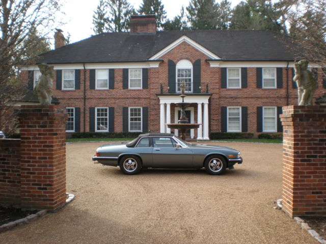 1986 Silver Blue Jaguar XJS Targa