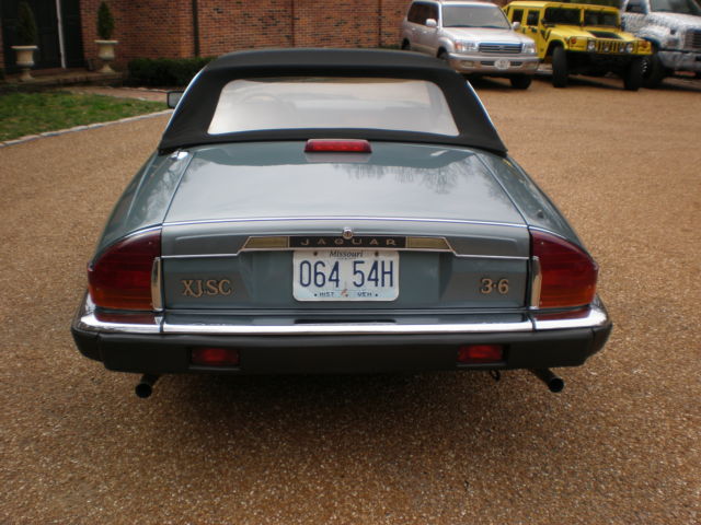 1986 Silver Blue Jaguar XJS Targa