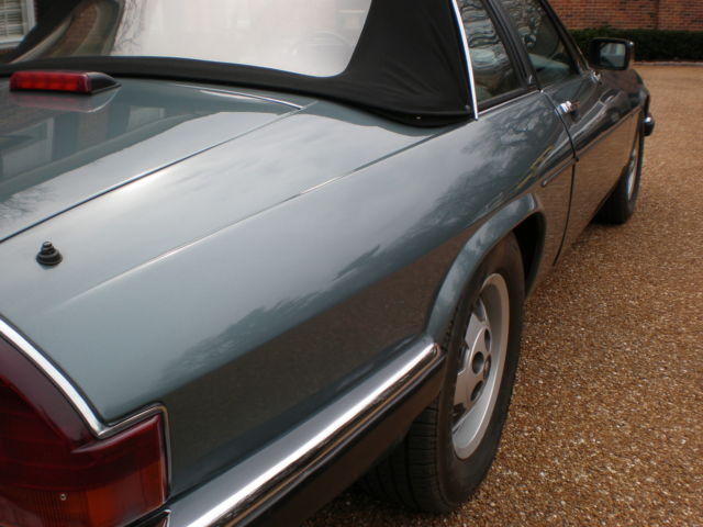 1986 Silver Blue Jaguar XJS Targa