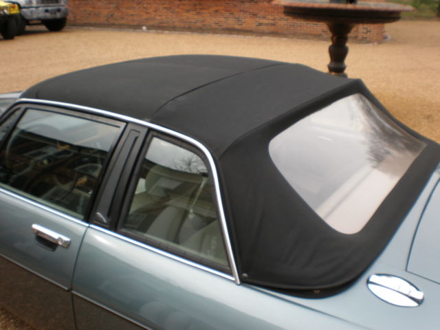 1986 Silver Blue Jaguar XJS Targa