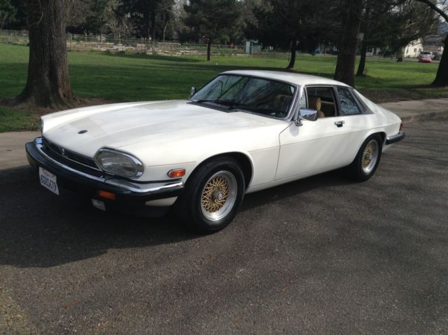 1986 White Jaguar XJS