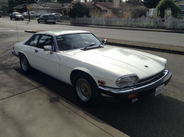 1986 White Jaguar XJS