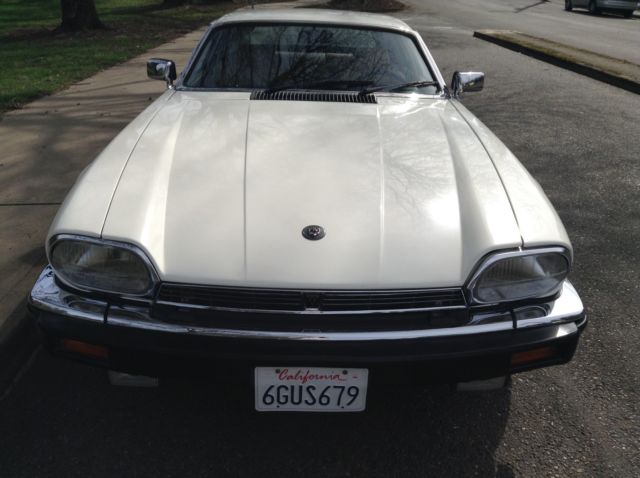 1986 White Jaguar XJS
