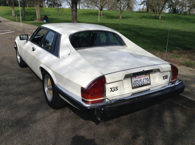 1986 White Jaguar XJS