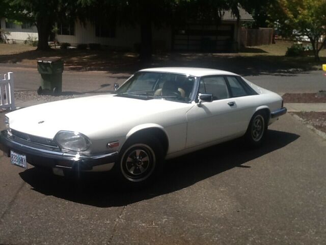 1986 White Jaguar XJS Coupe