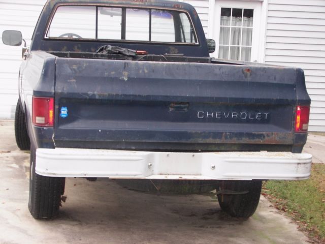 1986 BLUE Chevrolet C/K Pickup 2500 Standard Cab Pickup1GCG