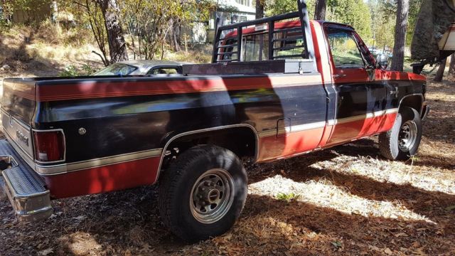 1986 Red Chevrolet C/K Pickup 2500 Standard Cab Pickup