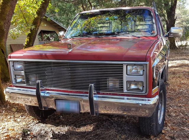 1986 Red Chevrolet C/K Pickup 2500 Standard Cab Pickup