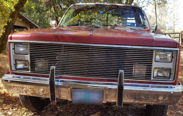 1986 Red Chevrolet C/K Pickup 2500 Standard Cab Pickup