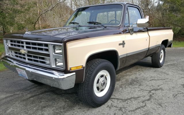 1986 Brown Chevrolet C/K Pickup 2500 Standard Cab Pickup