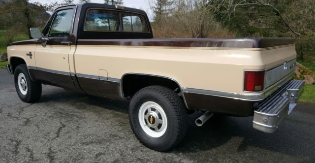 1986 Brown Chevrolet C/K Pickup 2500 Standard Cab Pickup