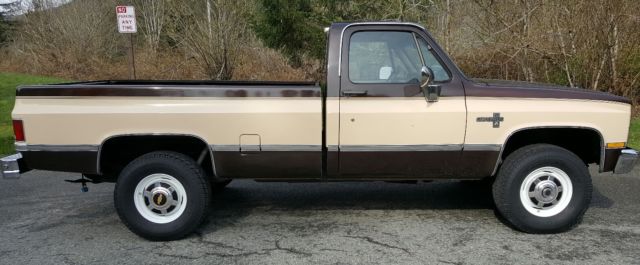 1986 Brown Chevrolet C/K Pickup 2500 Standard Cab Pickup