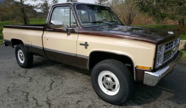 1986 Brown Chevrolet C/K Pickup 2500 Standard Cab Pickup