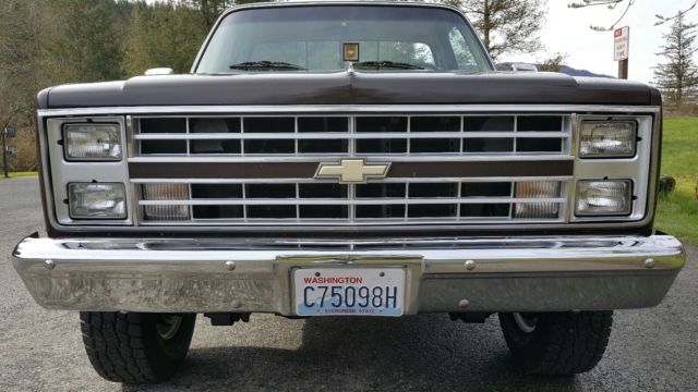 1986 Brown Chevrolet C/K Pickup 2500 Standard Cab Pickup