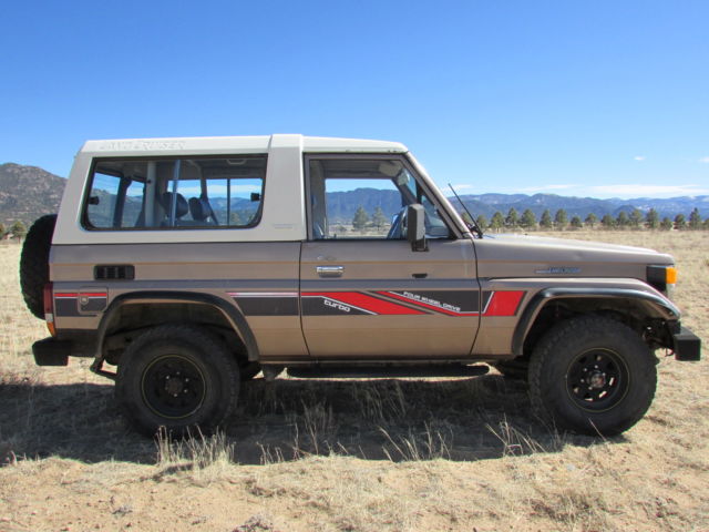 1986 Tan Toyota Land Cruiser SUV