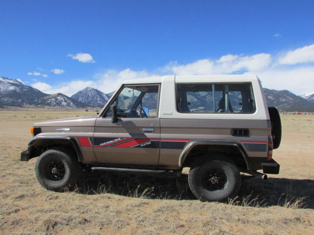 1986 Tan Toyota Land Cruiser SUV