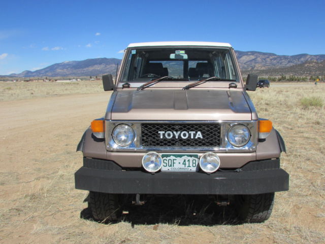 1986 Tan Toyota Land Cruiser SUV
