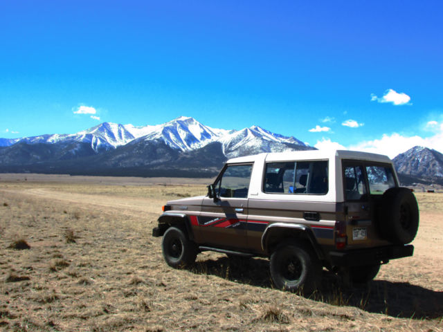 1986 Tan Toyota Land Cruiser SUV