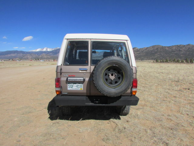 1986 Tan Toyota Land Cruiser SUV
