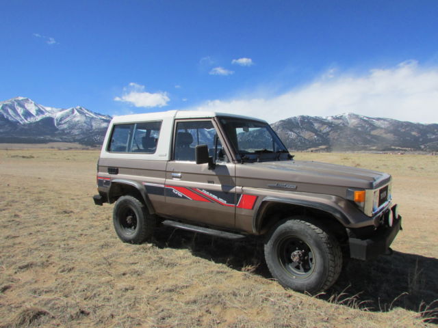 1986 Tan Toyota Land Cruiser SUV