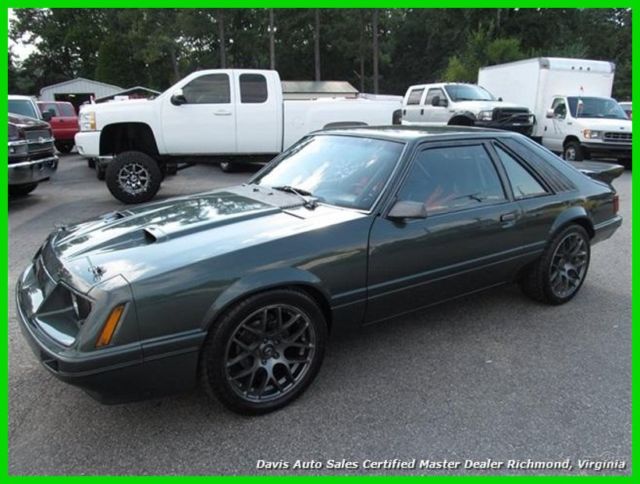 1986 Green Ford Mustang