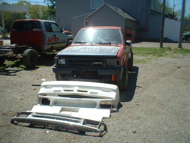 1986 Red Mazda B-Series Pickups Cab & Chassis