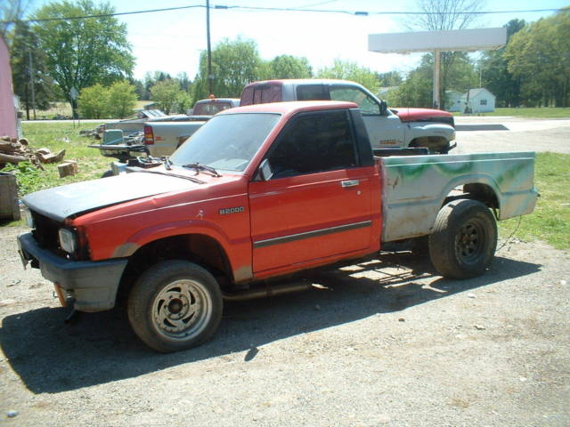 1986 Red Mazda B-Series Pickups Cab & Chassis