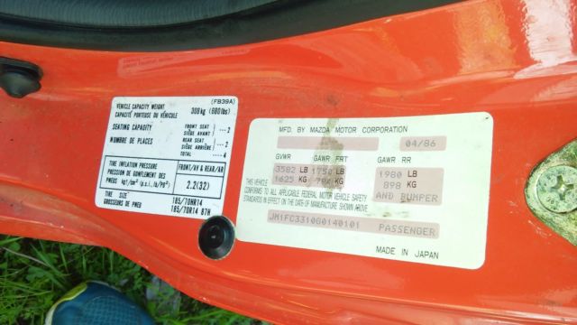 1986 Mazda RX-7