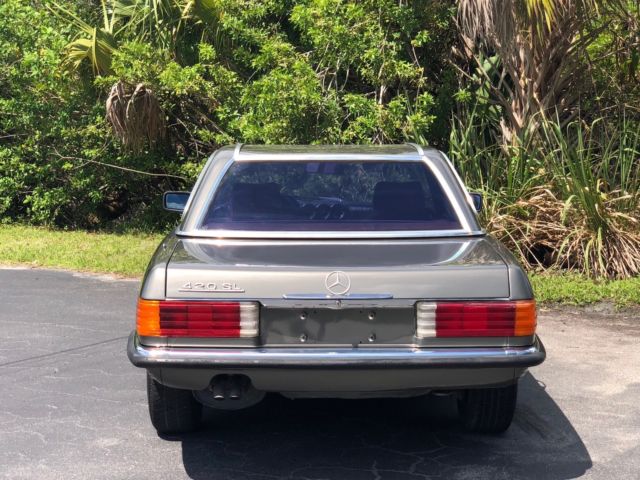 1986 Gray Mercedes-Benz SL-Class Convertible